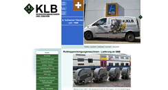 Desktop Screenshot of klb.ch
