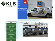 Tablet Screenshot of klb.ch